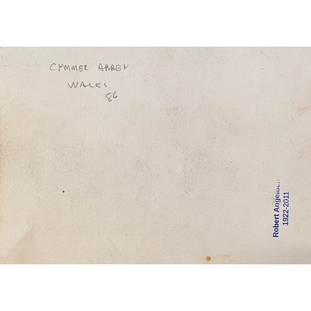 Traditional 1986 Robert Angeloch Cyber Abbey Wales Drawing For Sale - Image 3 of 3