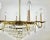 Vintage French Cascading Crystal and Brass Chandelier, 1960s For Sale - Image 9 of 11