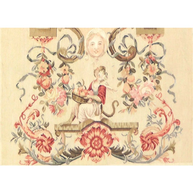 1980s French Aubusson Tapestry For Sale - Image 4 of 7