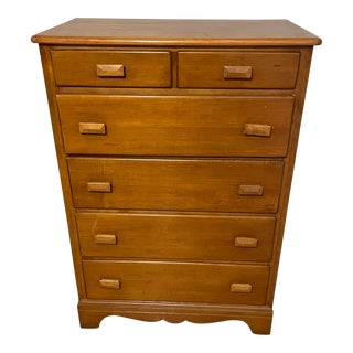 Mid 20th Century Maple Dresser For Sale