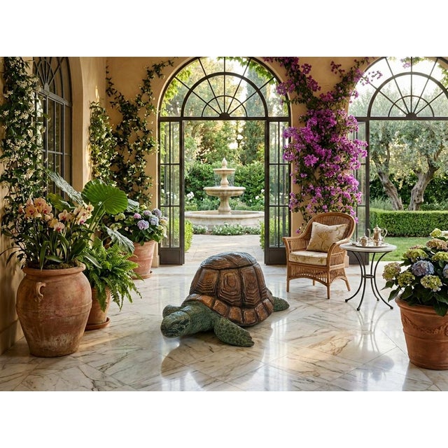 Modern Turtle Sculpture, 1990, Bronze For Sale - Image 3 of 9