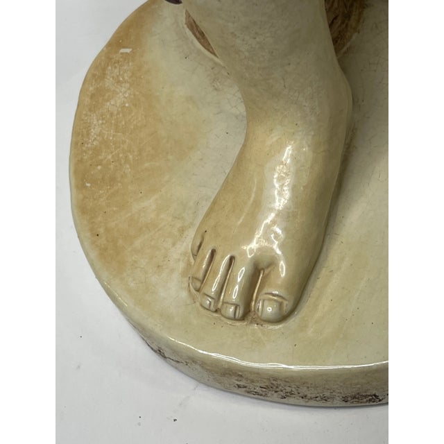 Majestic Italy Della Robbia Four Season Statue For Sale - Image 9 of 12