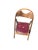 Set of 6 Vintage Acme Chair Company Walnut Folding Chairs + 2 Parts Chairs For Sale - Image 10 of 12