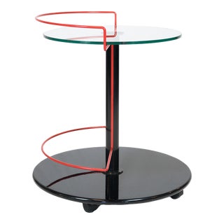 1980s Post Modern Roche Bobois Bar Cart For Sale
