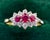 1980s Vintage Ruby and Diamond Cluster Ring, 1980s For Sale - Image 5 of 15