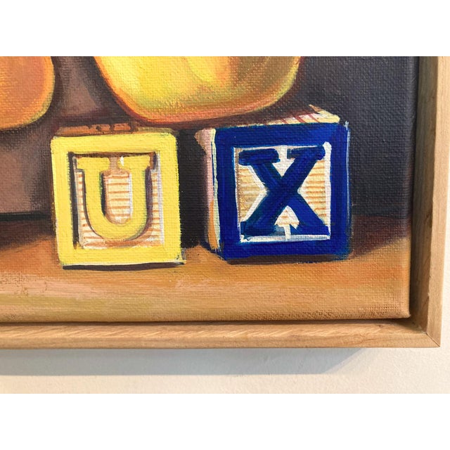 Contemporary "Dux" Contemporary Original Still Life Acrylic Painting, Framed For Sale - Image 3 of 3