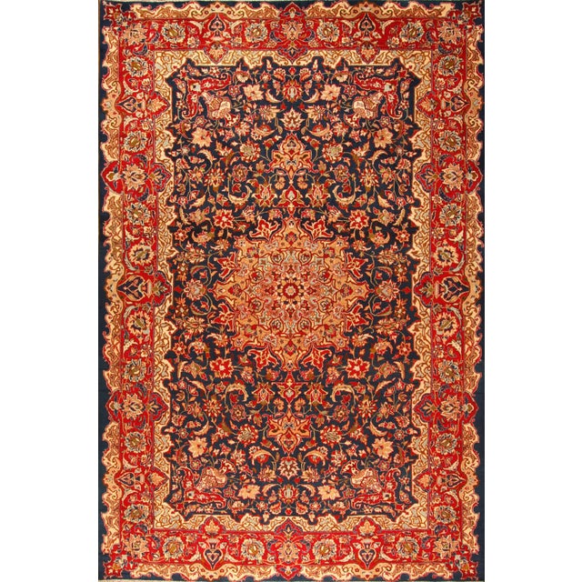 Middle Eastern Hand-Knotted Rug For Sale