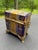 Art Deco Gilt and Enameled Cobalt Blue Trinket Box For Sale - Image 3 of 9