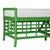 David Francis Luna Bench - Bright Green For Sale - Image 4 of 7