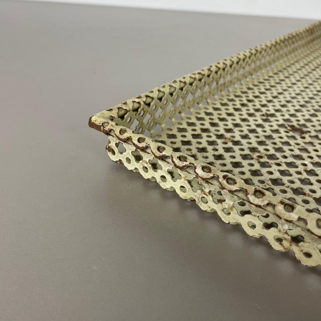 White French Metal Tray Rigituelle by Mathieu Matégot, 1950s For Sale - Image 8 of 18