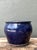 Vintage Blue Glazed Ceramic Planter For Sale - Image 12 of 12