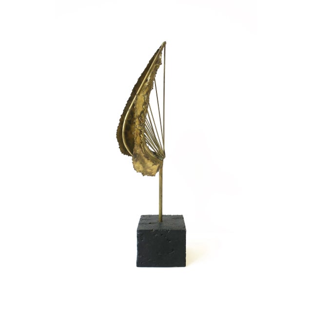 Brass Modern Brutalist Brass Sculpture, Ca. 1960s For Sale - Image 8 of 13