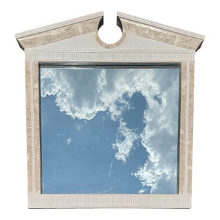 Large Maitland Smith Neoclassical Wall Mirror For Sale