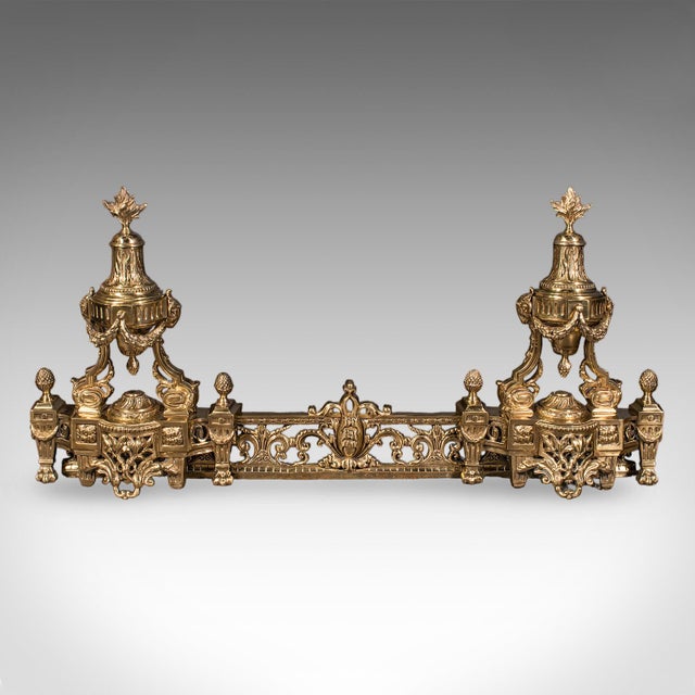 Victorian Antique Adjustable Fire Curb, English Hearth Fender, Great Exhibition, Victorian For Sale - Image 3 of 12