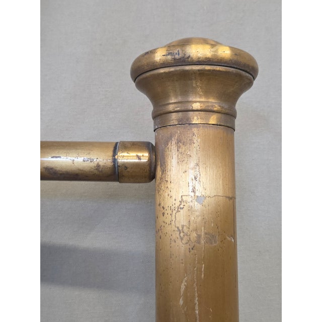 Antique Brass Twin Bed Headboards - A Pair For Sale - Image 12 of 18