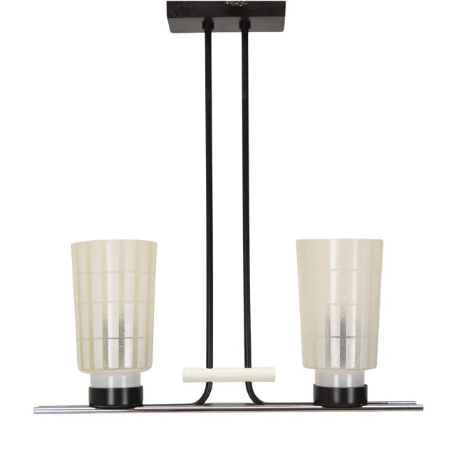 Mid-Century Chandelier from Jilove u Decina, 1970s For Sale