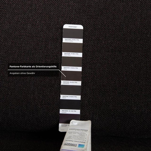 Textile Brown Grey Fabric Three-Seater Sofa from Ewald Schillig For Sale - Image 7 of 12