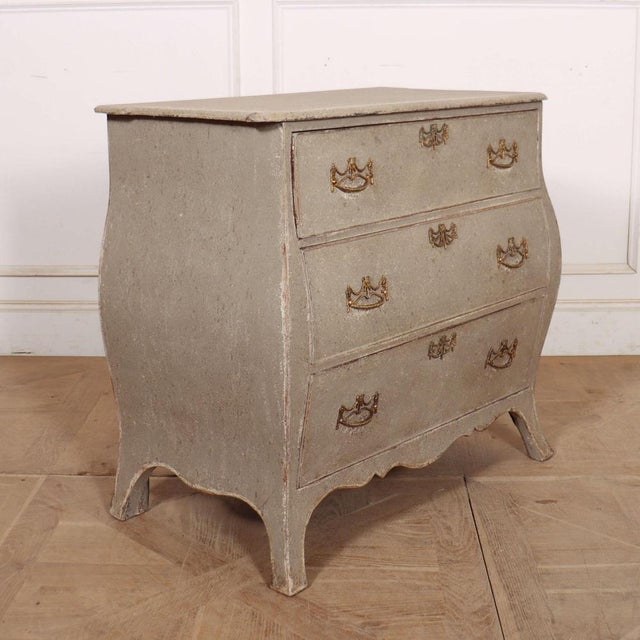 Early 19th C Dutch painted commode with later paint. 1820 This piece is designed in the style of the selected designer...