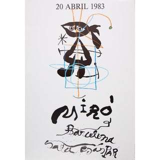 Exposition 1983 Poster after Joan Miro For Sale