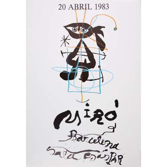 Exposition 1983 Poster after Joan Miro For Sale