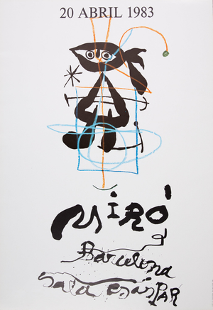 Exposition 1983 Poster after Joan Miro