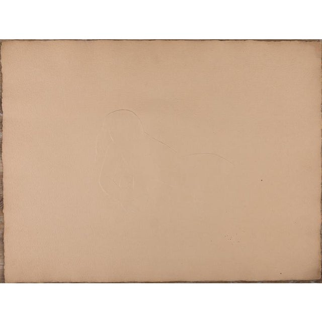 Modern Antoniucci Volti, Nude Woman Lying Down, Etching For Sale - Image 3 of 5