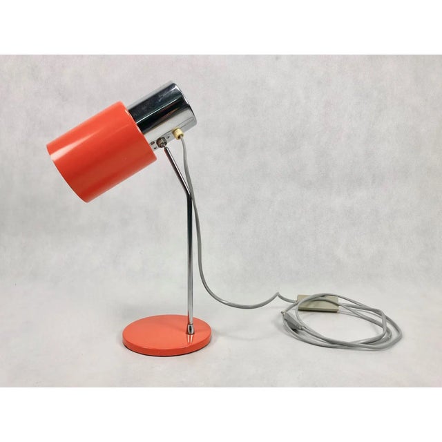 Metal Model 1636 Table Lamp by Josef Hurka for Napako, 1970s For Sale - Image 7 of 8