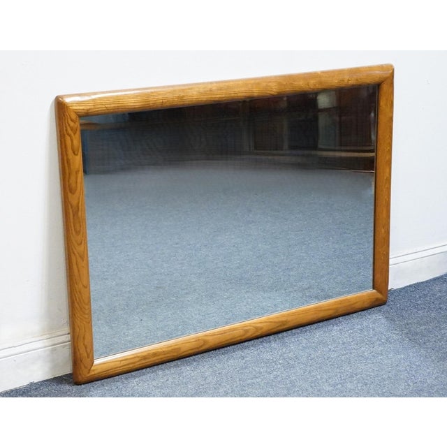 LINK TAYLOR Countryside Collection Solid Oak Early American Rustic 46" Mirror 6602 32.25" High 46.5" Wide 1.25" Deep We...