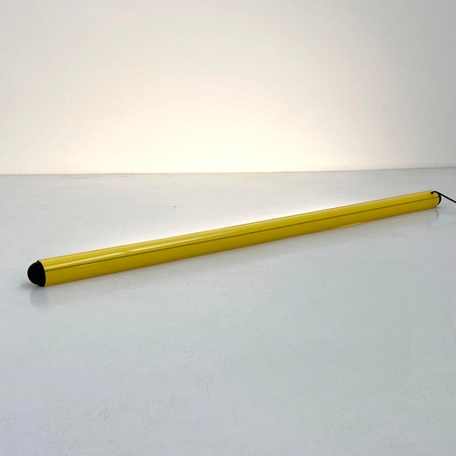 Yellow Medium Neon Lamp from DIL, 1980s, in Good conditions. Designed 1980 to 1989 This piece has an attribution mark, I...