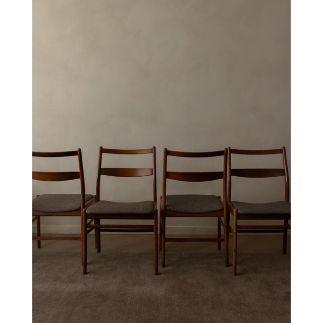 Yngve Ekström Minett Dining Chairs in Teak by Yngve Ekström for Troeds, Sweden, 1960s, Set of 4 For Sale - Image 4 of 18