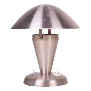 Mid-Century Table Lamp in Chrome by J. Hůrka for Napako, Czech, 1960s For Sale