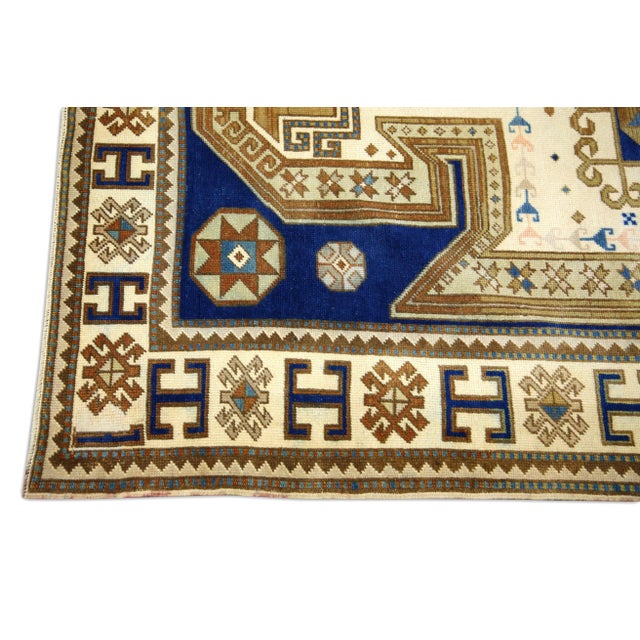 Turkish Vintage Turkish Rug 4'2" x 6'5" For Sale - Image 3 of 6