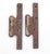 Pair of Vintage 2.625 X 5.562 In. Steel Lift Off Olive Door Hinges For Sale - Image 4 of 4