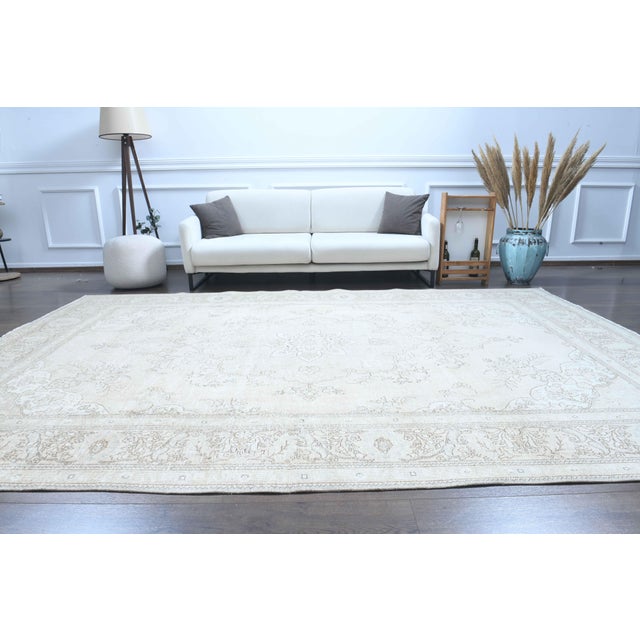 Vintage Persian Hand-Knotted area rug is a semi-antique vintage area rug. The ' 70s Eastern region of Anatolian's unique...