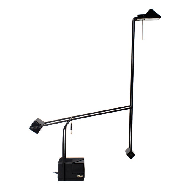 Spanish Fase Impala Table Lamp in Metal, 1980s For Sale