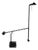 Spanish Fase Impala Table Lamp in Metal, 1980s For Sale
