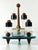 Postmodern Appetizer Tray and Condiment Set by Ennio Pasini for Rede Guzzini, 1980s, Set of 2 For Sale - Image 3 of 18