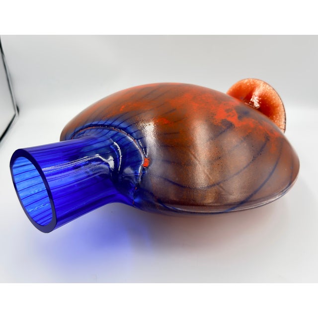 Glass Kosta Boda Studio Art Glass by Kjell Engman Signed Vase "Bon Bon" Series #49650 For Sale - Image 7 of 14