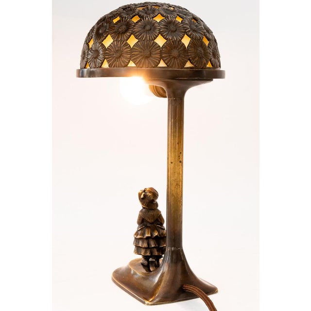 Jugendstil Table Lamp, Vienna, 1907 For Sale - Image 13 of 18