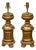 19th Century French Baroque Revival Giltwood Fragments Made into Lamps - a Pair For Sale