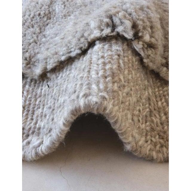 Contemporary Moroccan Handwoven Minimalist Rug - 5 X 3.6 Ft For Sale - Image 3 of 8