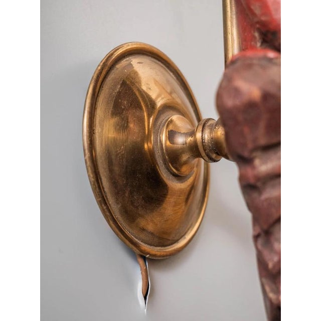 Indian Wall Lamps, Set of 2 For Sale - Image 17 of 18