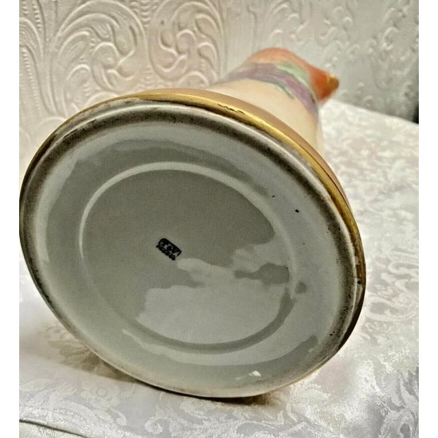 Antique Tv Limoges Hand-Painted Grapes Tankard For Sale - Image 9 of 11