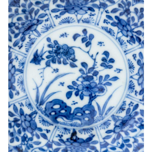 Chinese Export Blue and White Porcelain Teacups and Saucers - Set of 6 For Sale - Image 4 of 18