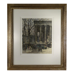 Luigi Kasimir Paris, Boulevard De La Madeleine C. 1930 Original Print