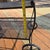 Vintage Outdoor Furniture Table - Wrought Iron Rolling Cart With Shelves For Sale - Image 9 of 10