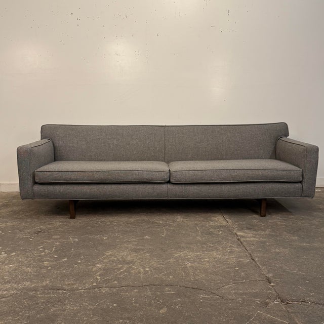 Edward Wormley Bracket Back Sofa for Dunbar For Sale In Cleveland - Image 6 of 9