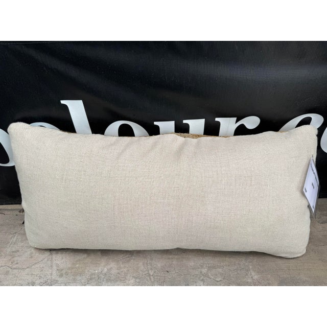 17th Century Antique Seventeenth Century Flemish Wool Tapestry Decorative Pillow For Sale - Image 5 of 5