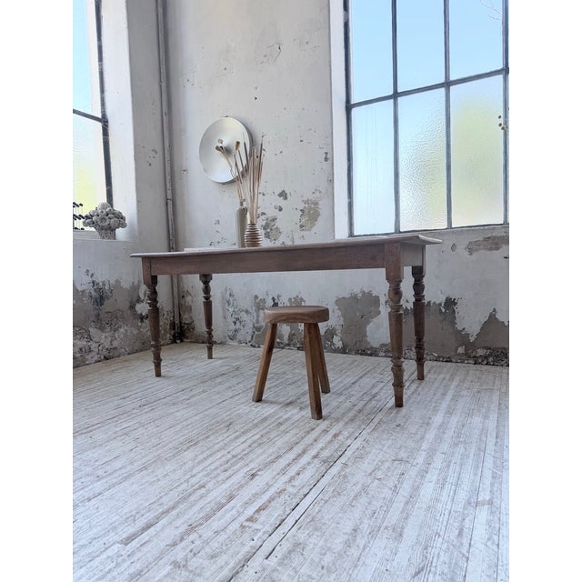 Beechwood Bistro Farmhouse Table, 1900 For Sale - Image 4 of 18