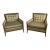 Dupioni Silk Armchairs Attributed to t.h. Robsjohn-Gibbings - a Pair For Sale